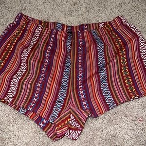 Forever 21 Tribal Shorts